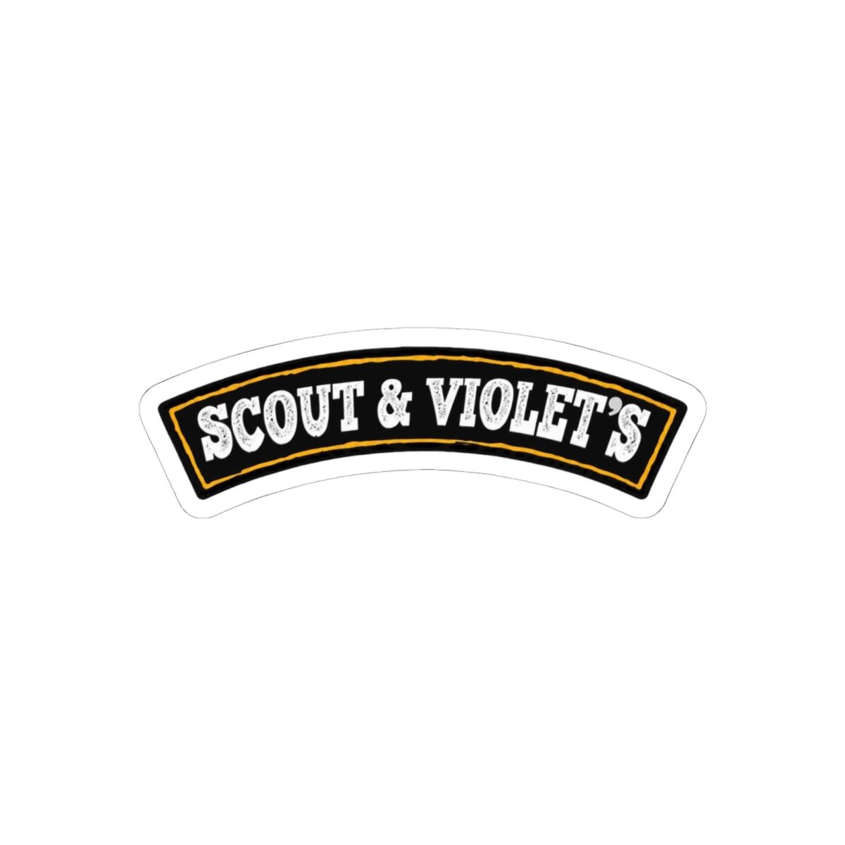 Scout and Violet Whimsical Pets Sticker | Cute Vinyl Decal