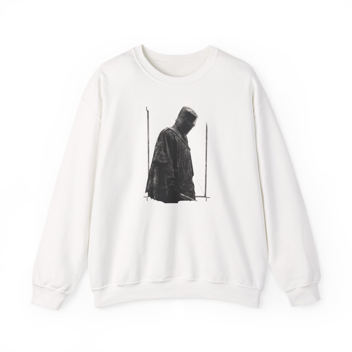 Medieval Knight Profile Graphic Crewneck - Official sweatshirts merchandise