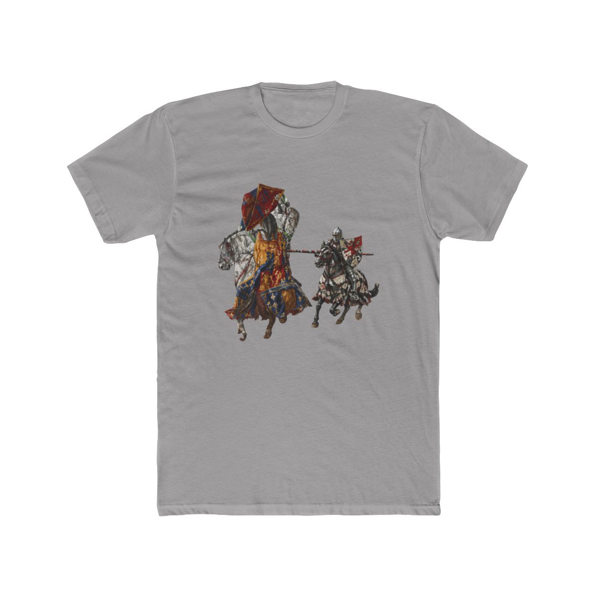 Trial of Arms Knight Tournament Illustration Medieval Jousting Scene T-Shirt - Official t-shirts merchandise