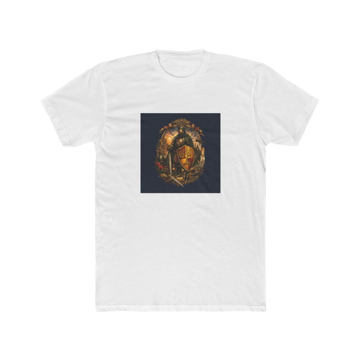 Epic Medieval Knight Fantasy Warrior Armor Graphic T-Shirt - Official t-shirts merchandise