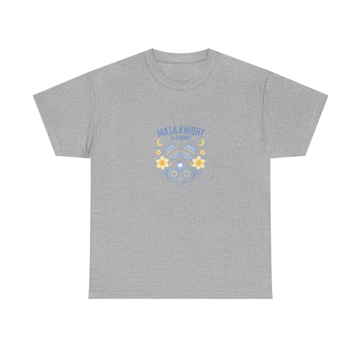 Maia Knight "Maia Knight & Twins" Unisex Tee - alternate angle 2, merchandise