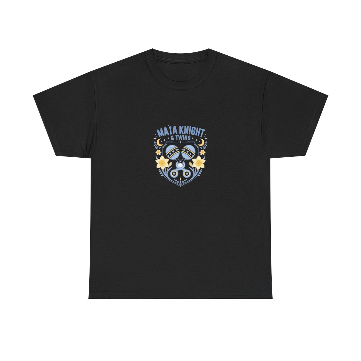 Maia Knight "Maia Knight & Twins" Unisex Tee - alternate angle 4, merchandise