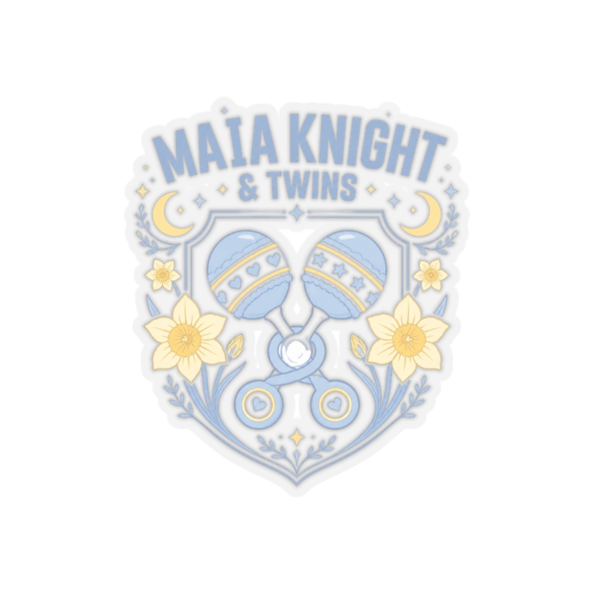 Maia Knight "Maia Knight & Twins" Sticker