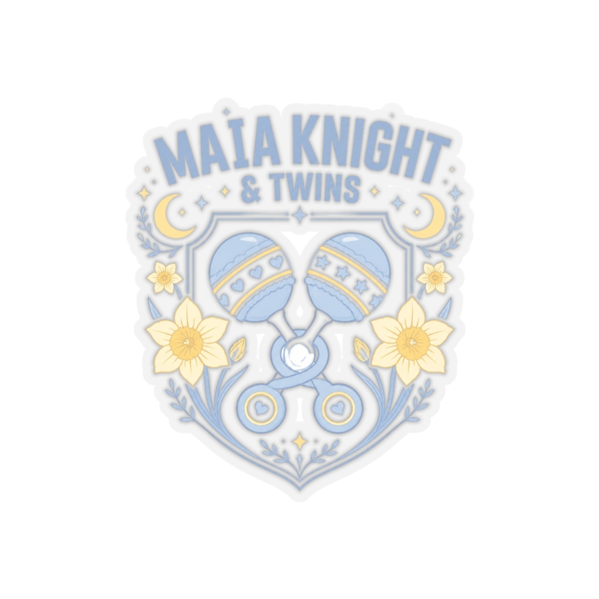 Maia Knight "Maia Knight & Twins" Sticker