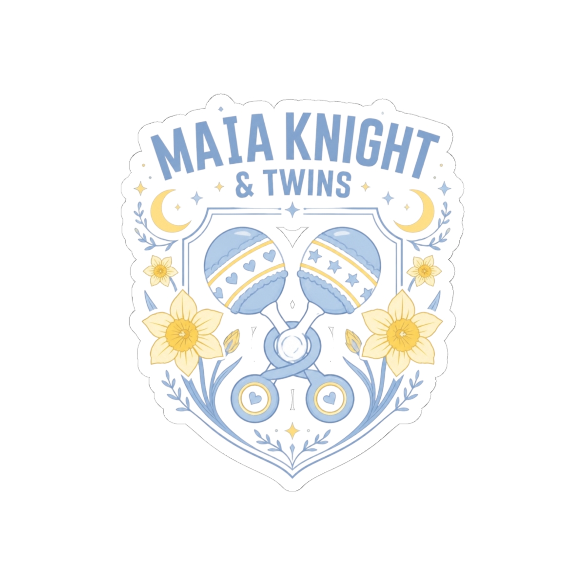 Maia Knight "Maia Knight & Twins" Sticker