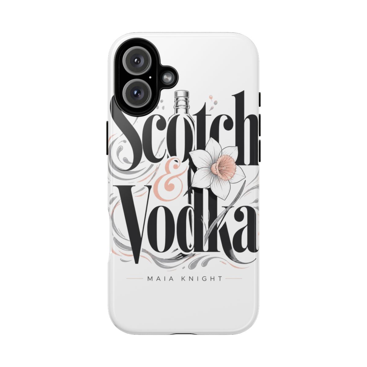 Maia Knight "Scotch & Vodka" Phone Case - alternate angle 2, merchandise