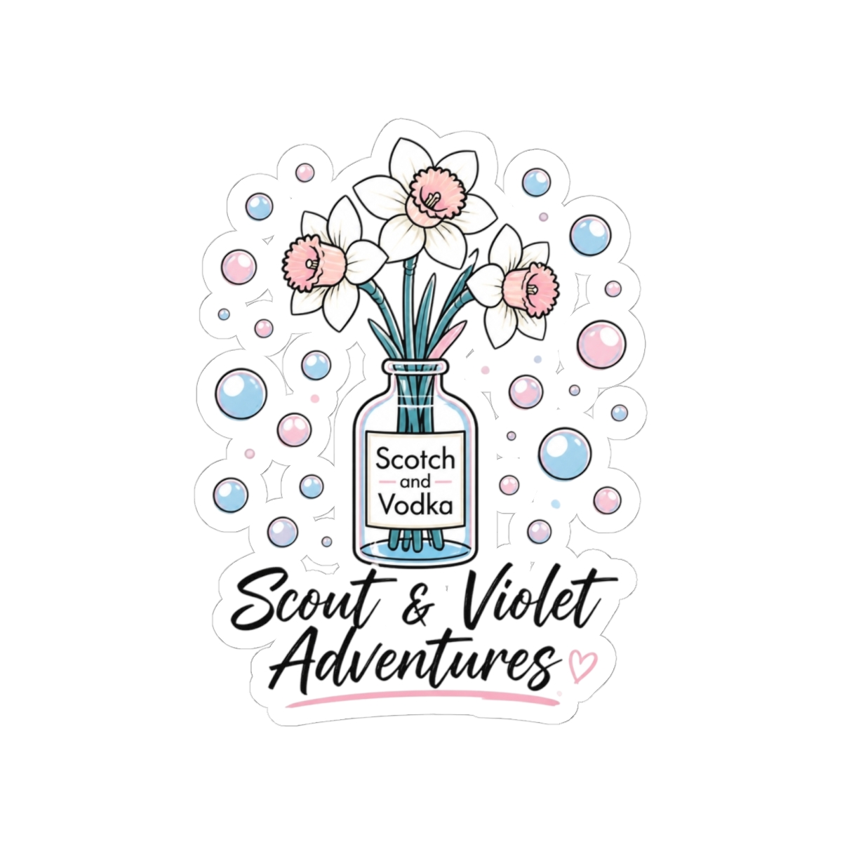 Maia Knight "Scotch and Vodka" Sticker